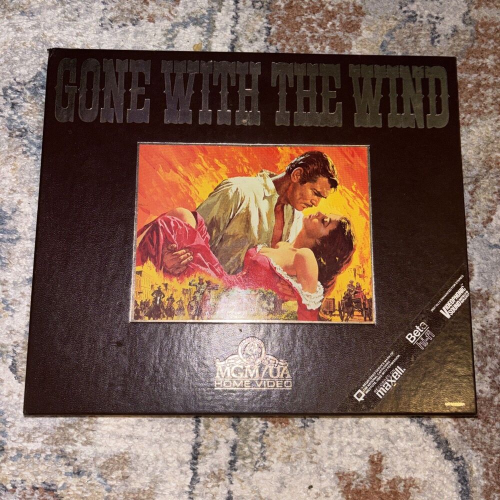 COLLECTORS EDITION Gone With The Wind VHS Box Set Part 1 and 2 MGM Video 1023